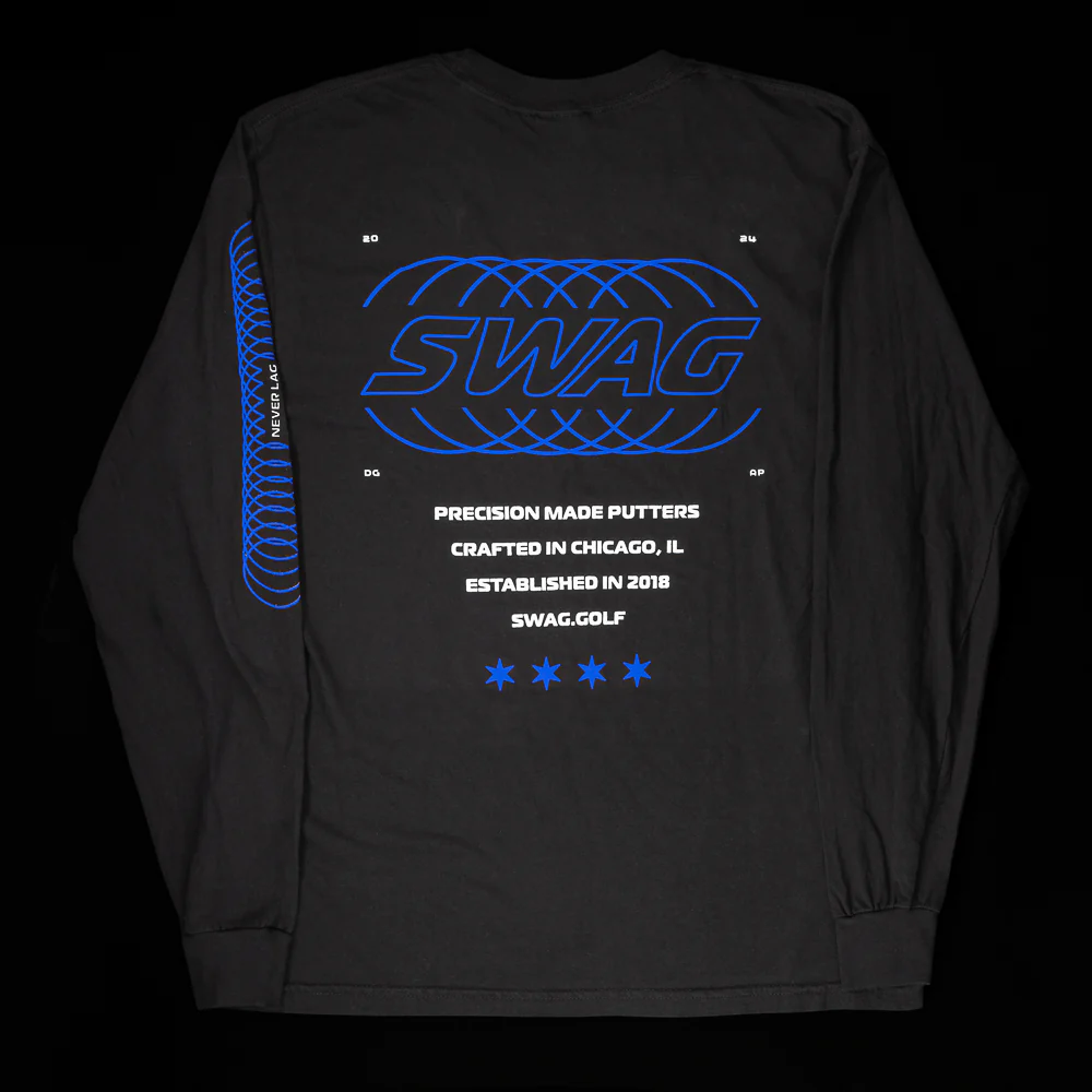 Blue Precision Made Long Sleeve T-Shirt - Image 2