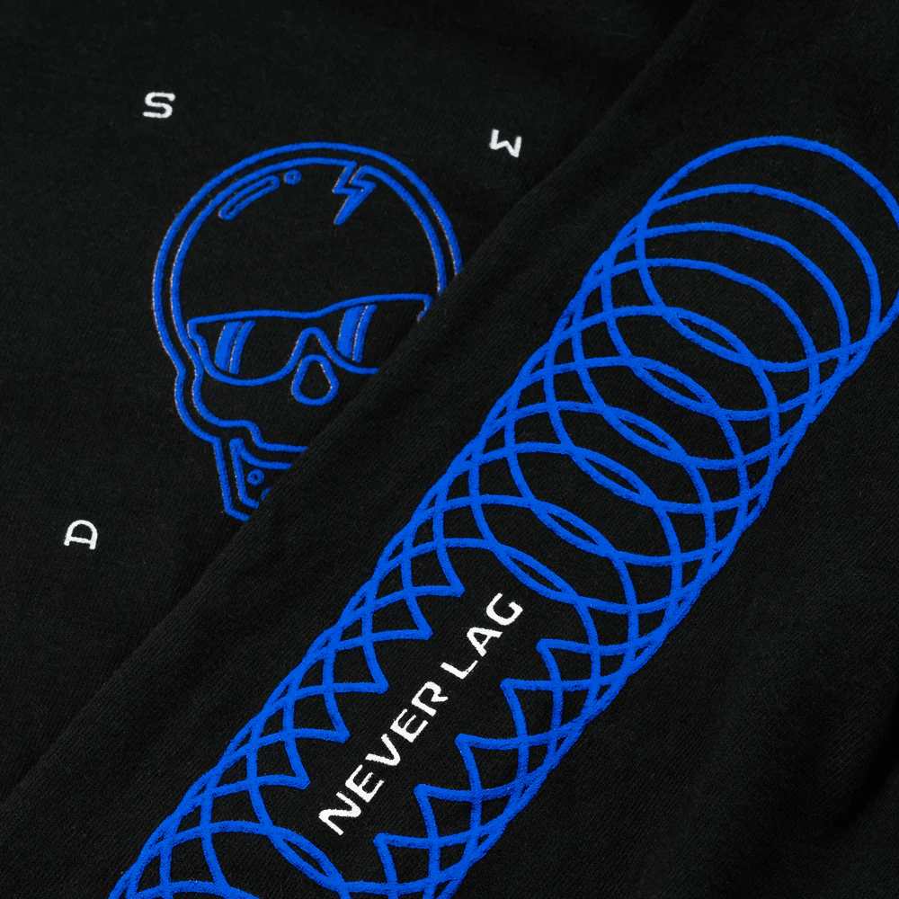 Blue Precision Made Long Sleeve T-Shirt - Image 4