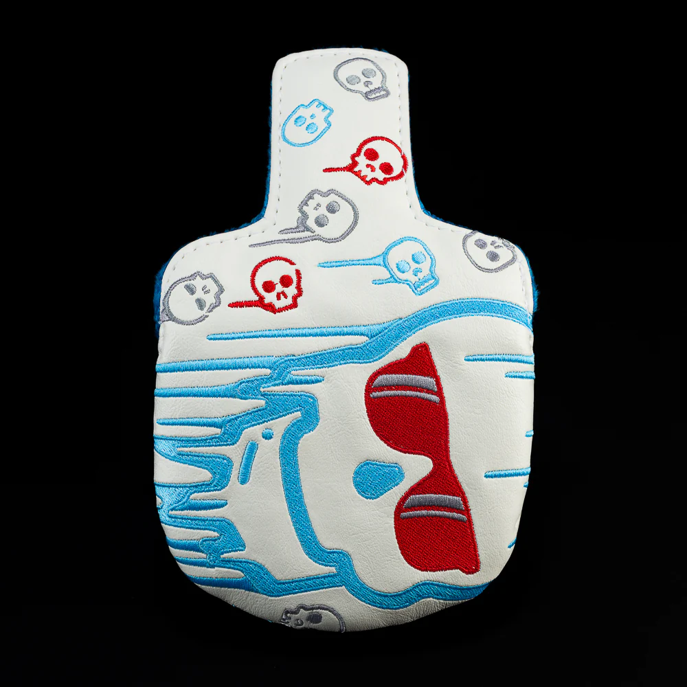 Jumbo Dripping Skull White Starter Box Boss Mallet Cover