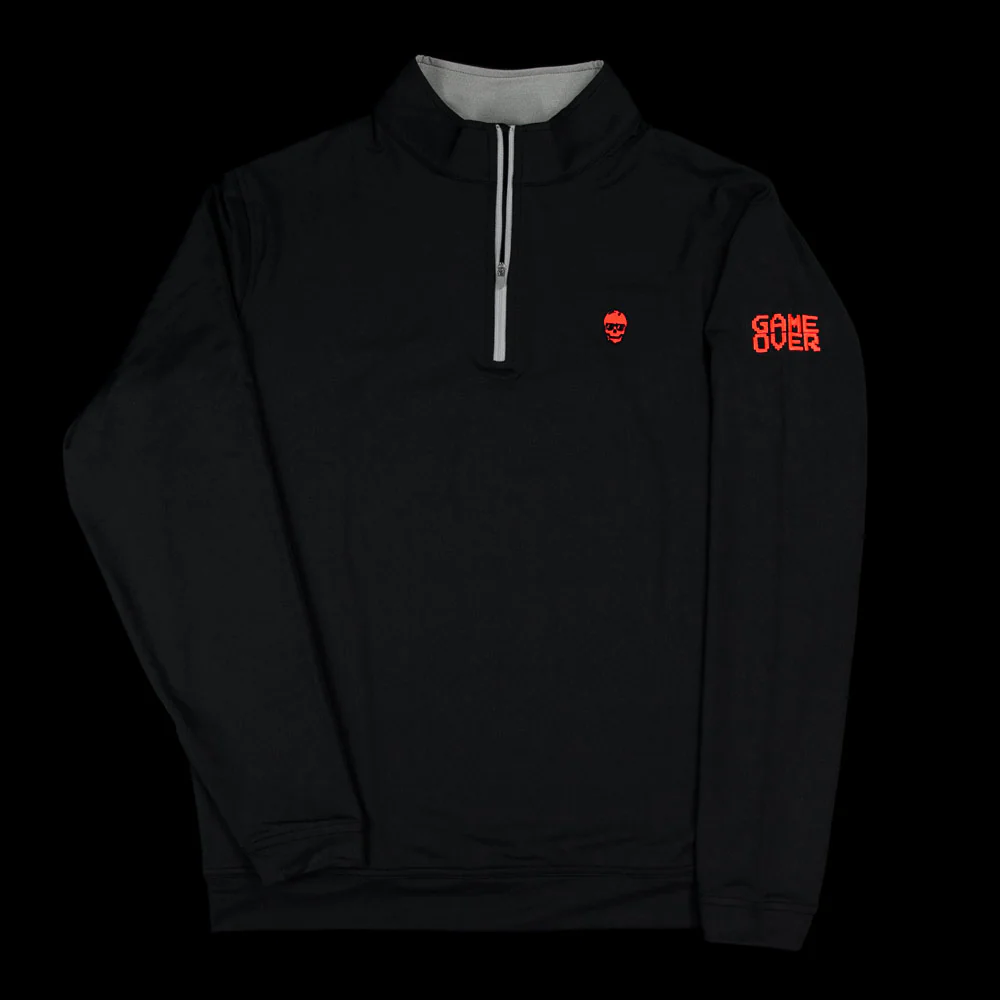Game Over 1/4 Zip Pullover