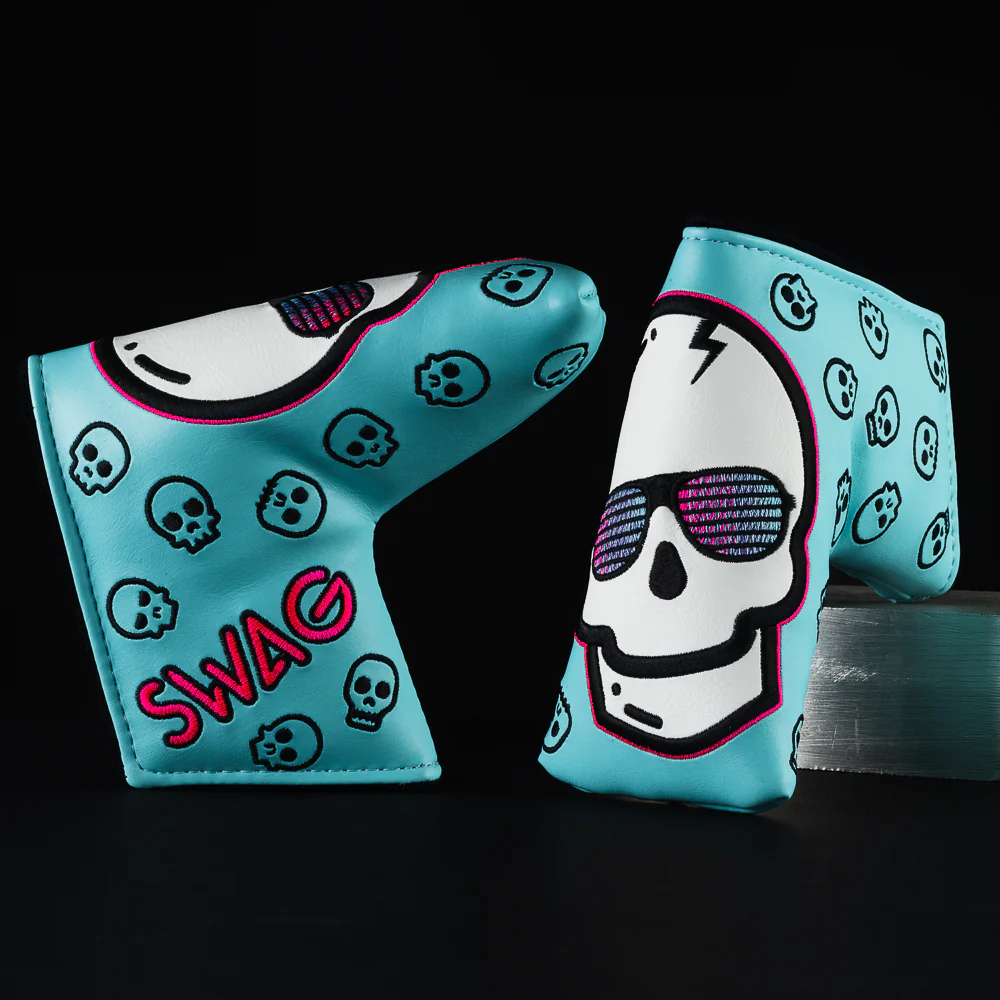 Pink & Teal Eclipse Skull Blade Special