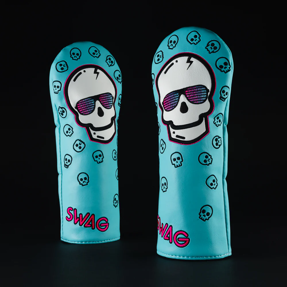 Pink & Teal Eclipse Skull Fairway Special