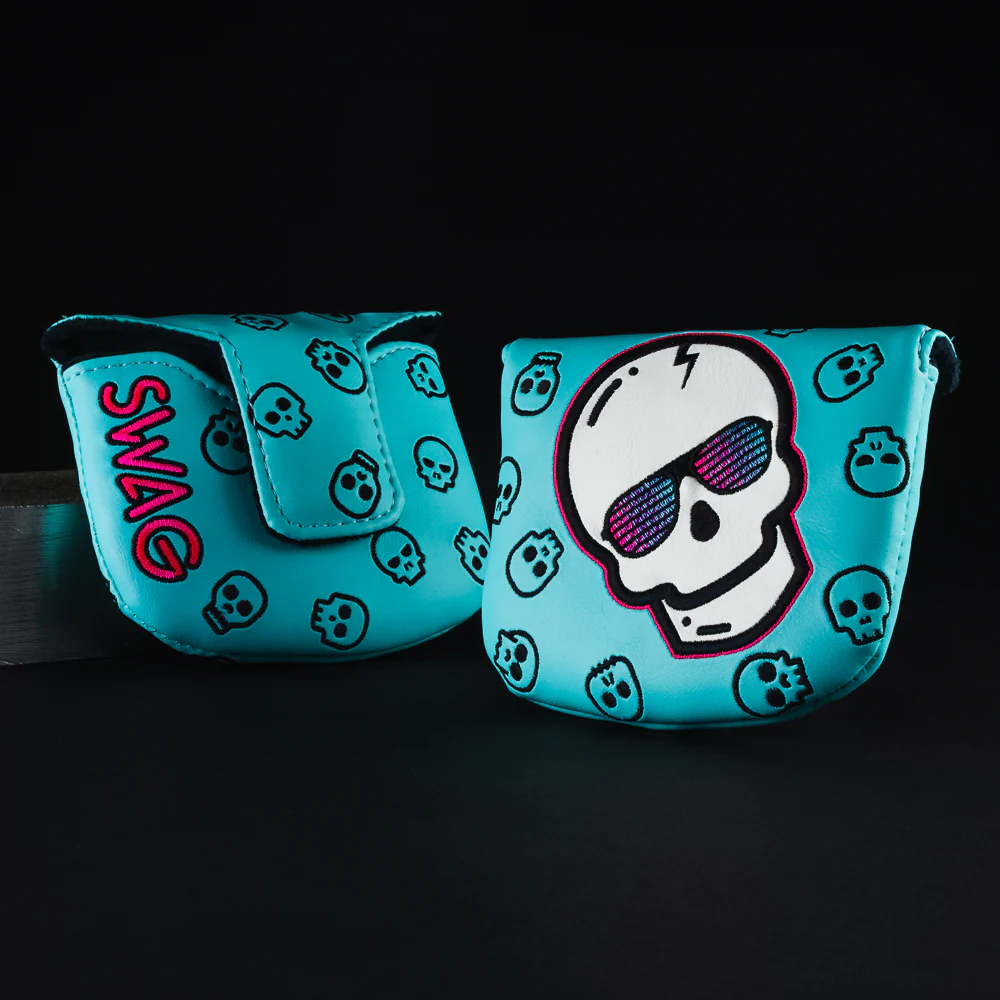 Pink & Teal Eclipse Skull Mallet Special