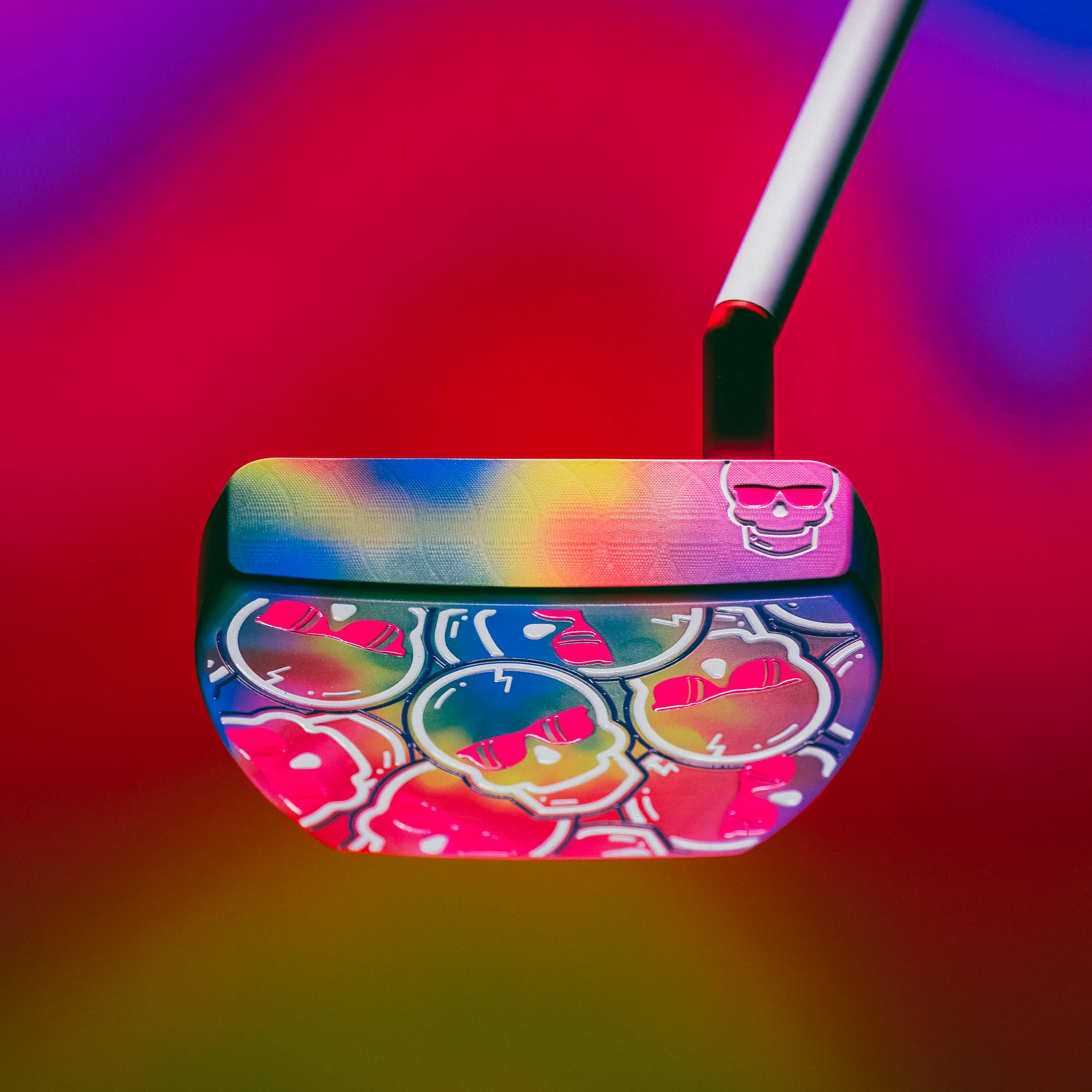 Tie-Dye Stacked Skulls The Boss Putter - Image 8