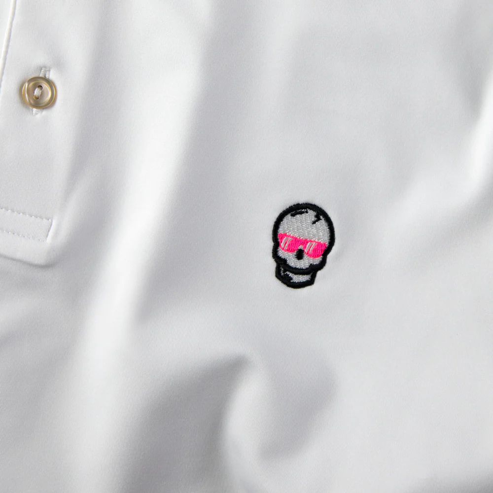 White Skull Polo - Image 2